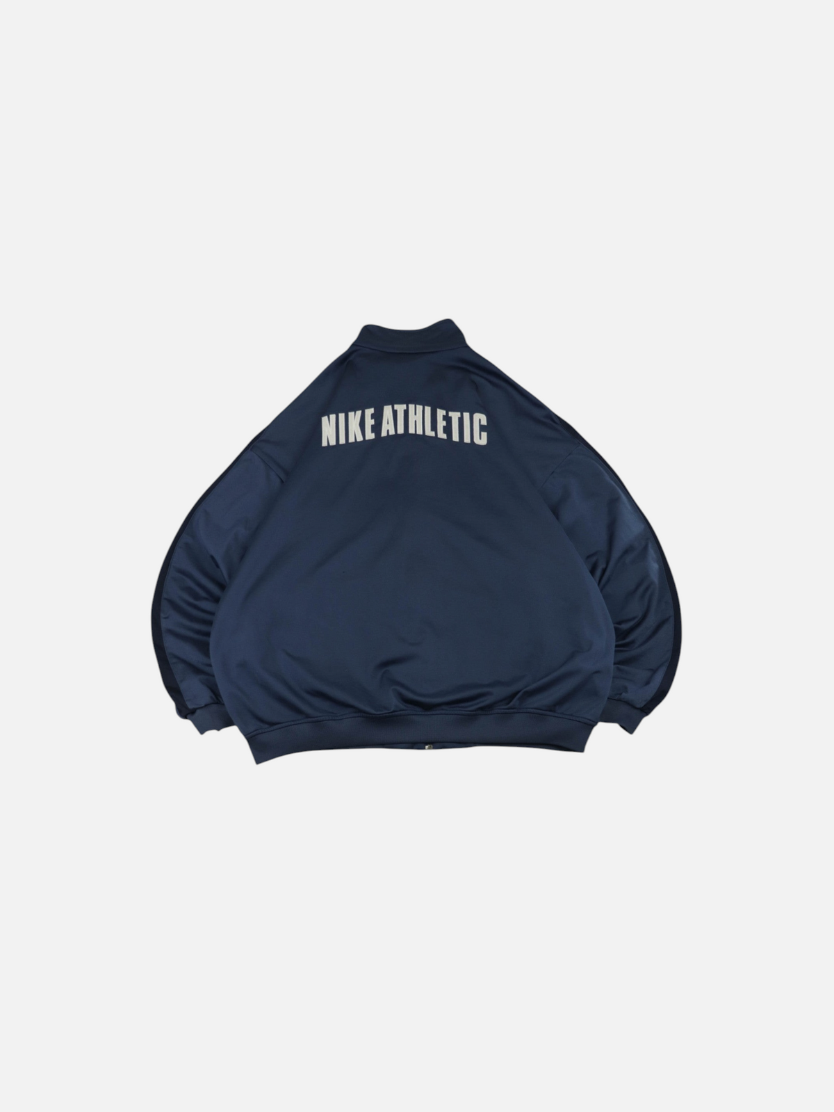 Chaqueta deportiva vintage Nike Athletic azul marino de Alabama Vintage con diseño de espalda