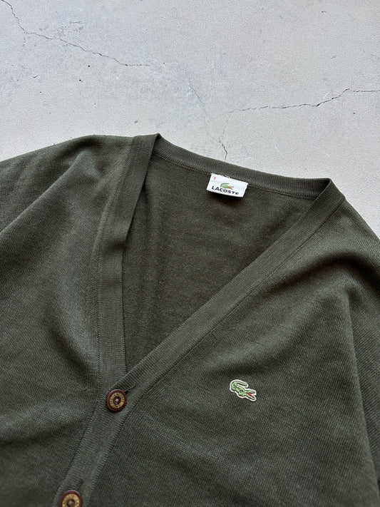 Cardigan Lacoste vintage 90s