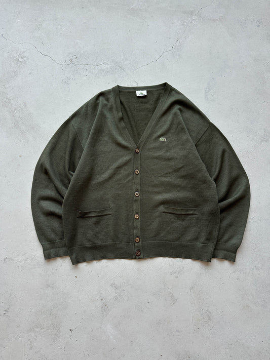 Cardigan Lacoste vintage 90s