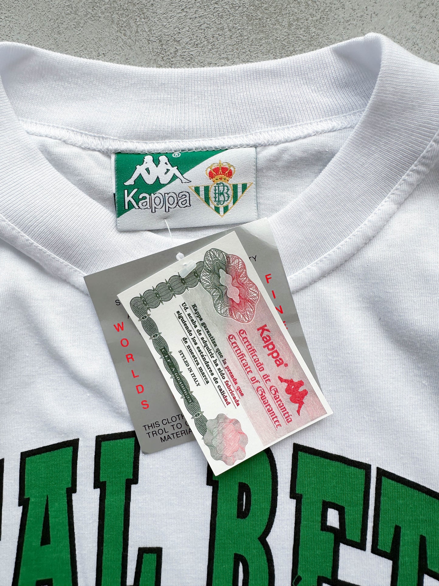 Camiseta Kappa Real Betis vintage 90s Deadstock