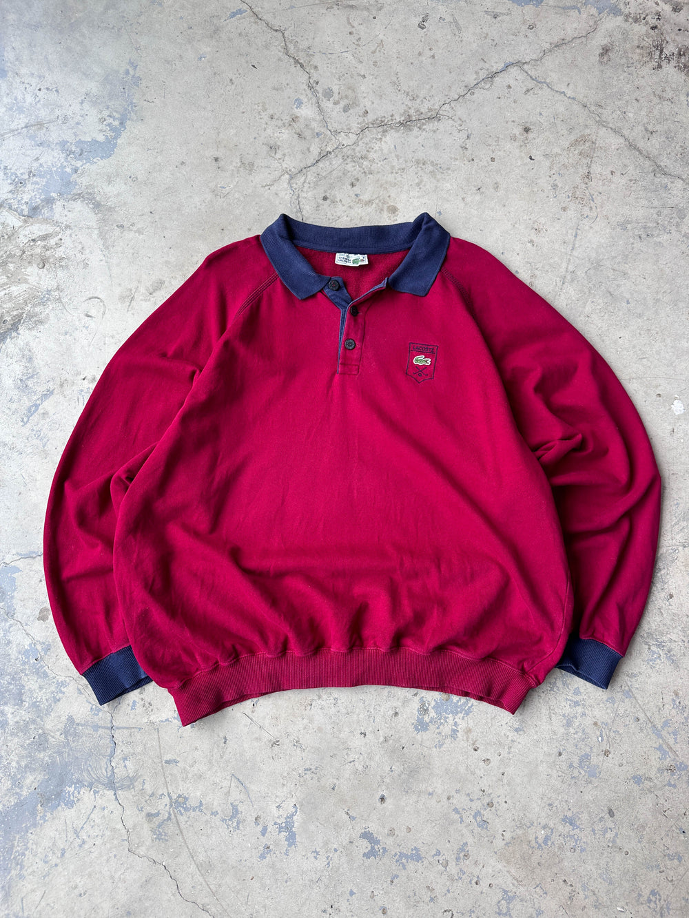 Sudadera Lacoste vintage 90s