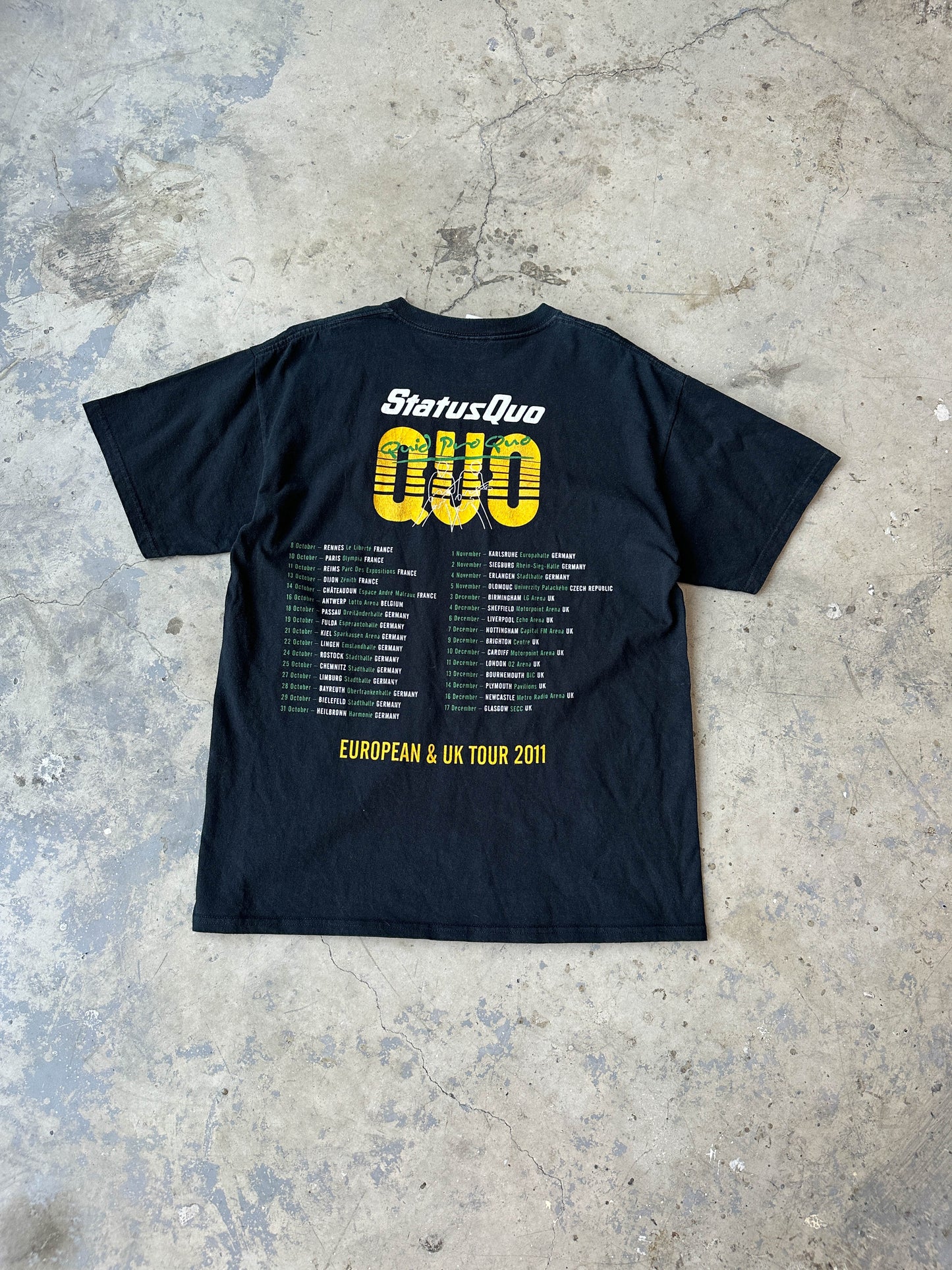 Camiseta Gildan Status Quo vintage 2011