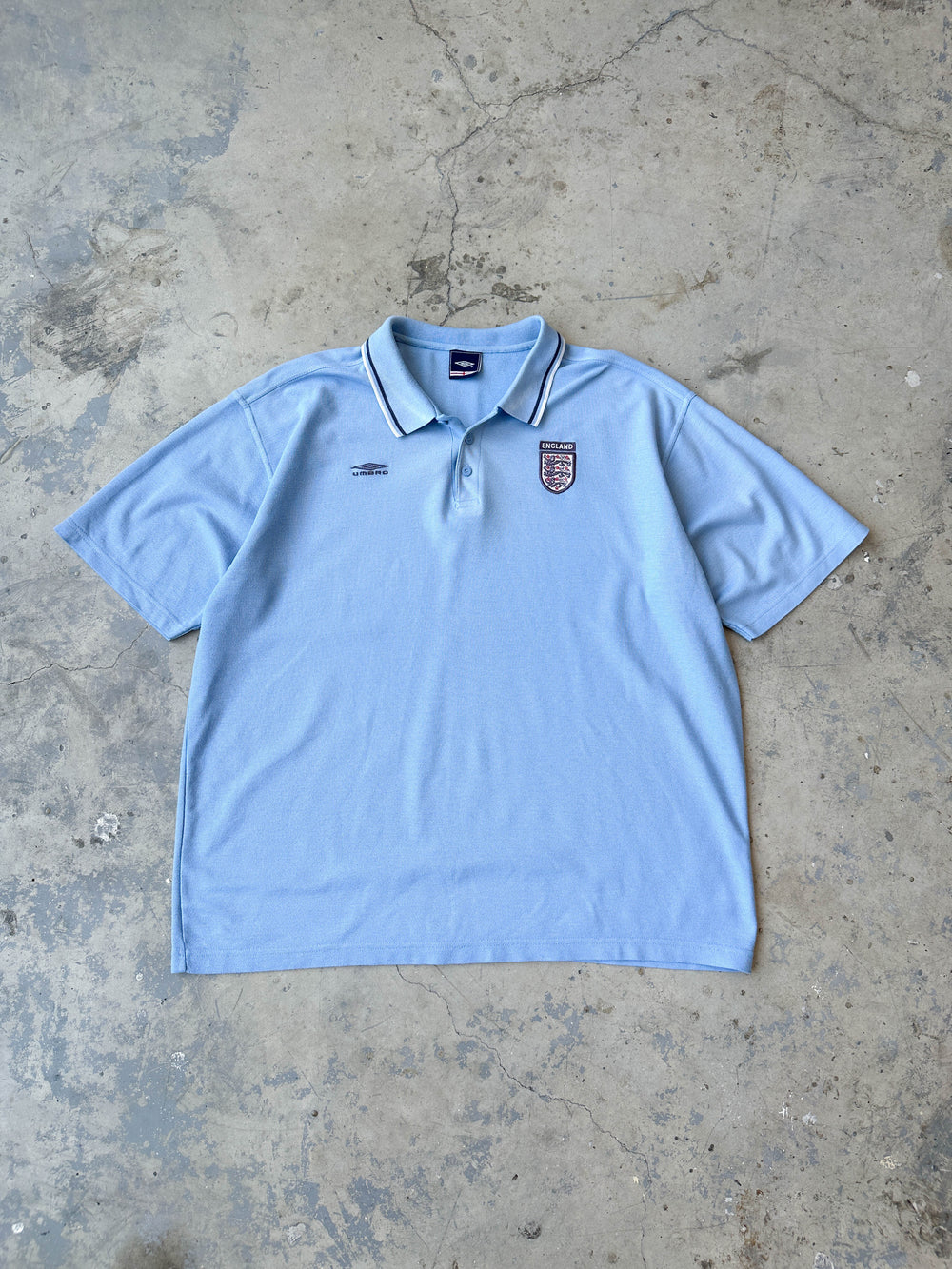 Umbro England polo vintage 00s