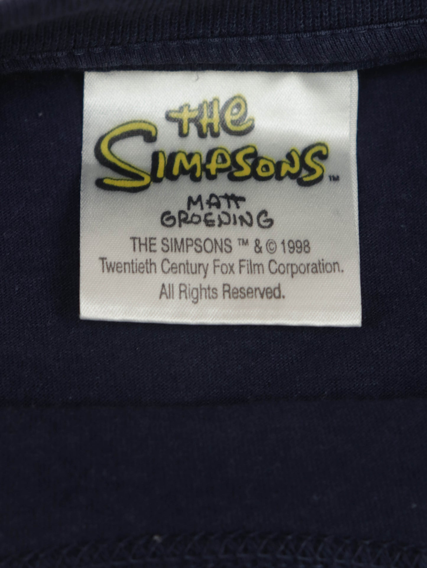 CAMISETA THE SIMPSON OFICIAL VINTAGE 2000