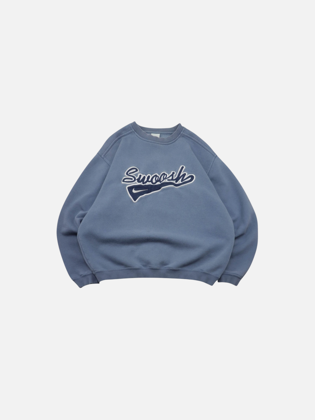 Sudadera Nike vintage azul de Alabama Vintage con logo Swoosh bordado en el pecho y estilo de los años 2000