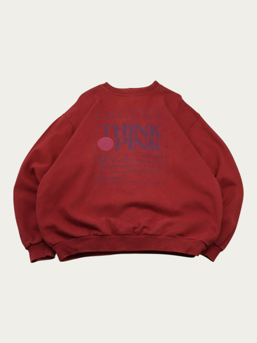 THINK PINK VINTAGE 90S SWEATSHIRT