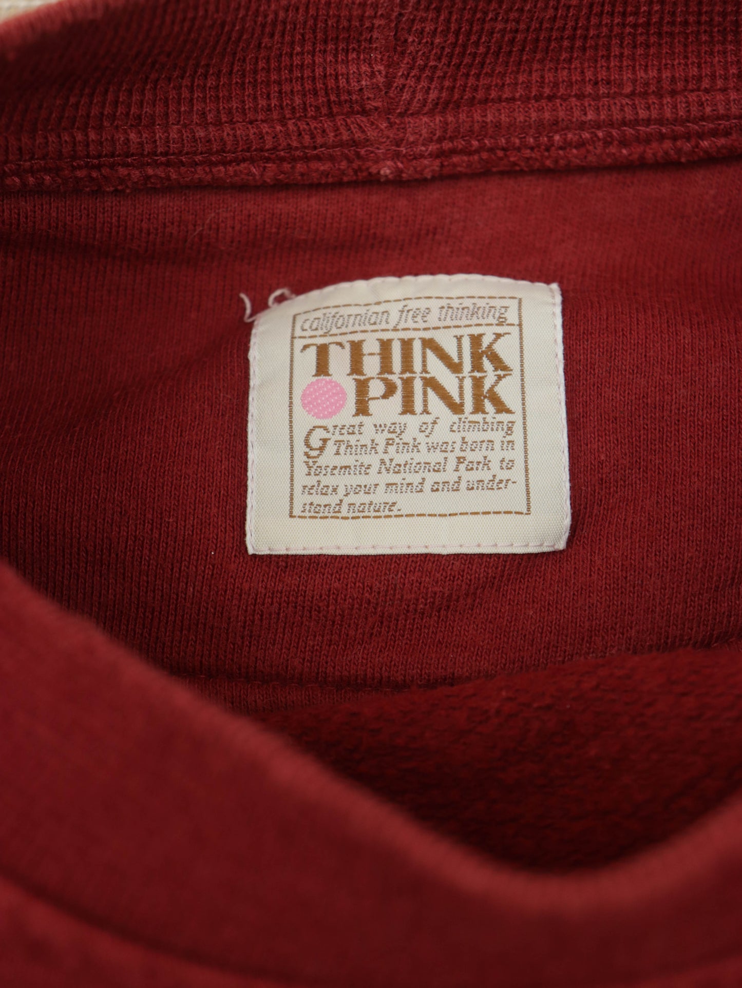 THINK PINK VINTAGE 90S SWEATSHIRT